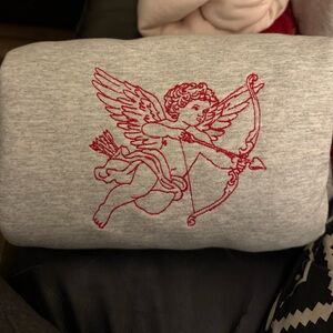 Valentines Day Embroidered Sweater